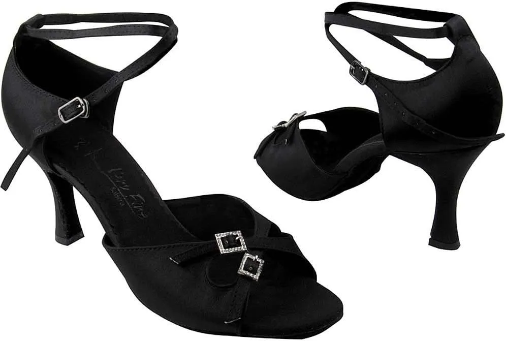 Very Fine Women's Black Ballroom Tango Wedding Party Salsa Dance Shoe Sera Dance Shoes (Bundle of 4)- Various Styles