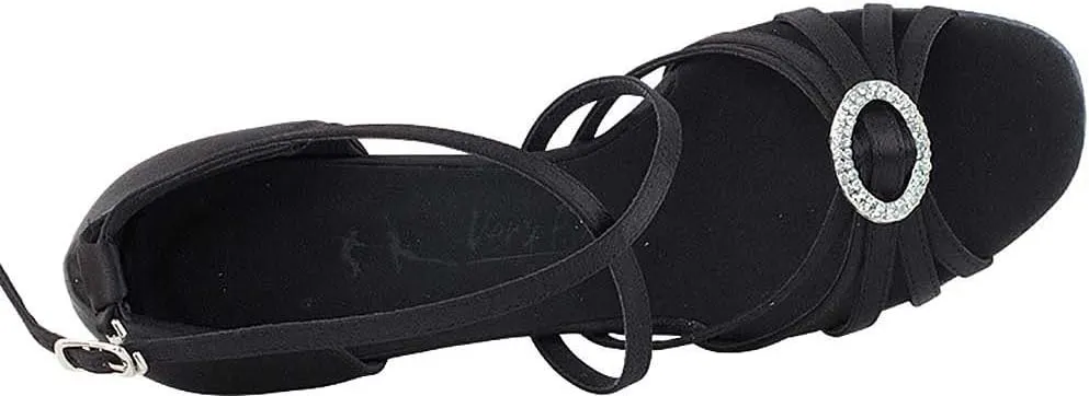 Very Fine Women's Black Ballroom Tango Wedding Party Salsa Dance Shoe Sera Dance Shoes (Bundle of 4)- Various Styles