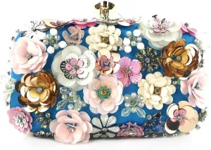 Vintage Women Flower Clutch Purse Evening Bags and Clutches Bridal Wedding Party Handbags