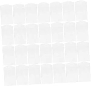 VOSAREA Hanging Garment Bags for Closet 40pcs Plastic Suit Covers Clothing Storage Dress Bag Proper Size for Coats
