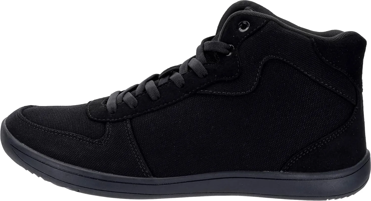 WHITIN Men's Canvas Minimalist Barefoot Shoes   Wide Toe Box   Zero Drop