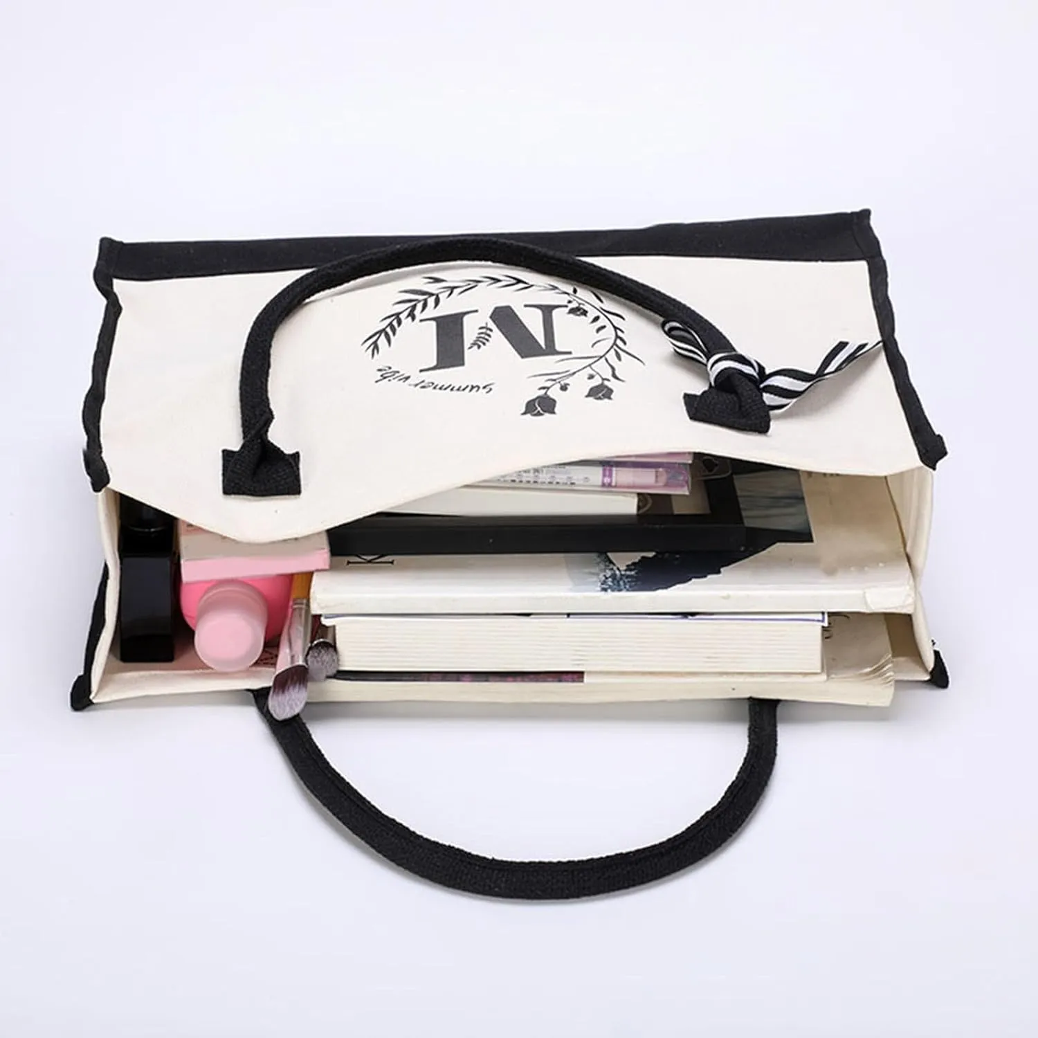 Women Bags Mommy Letter Handbag Letter Handbag Shopping Bags Beach Bag Storage Tote with Wheels