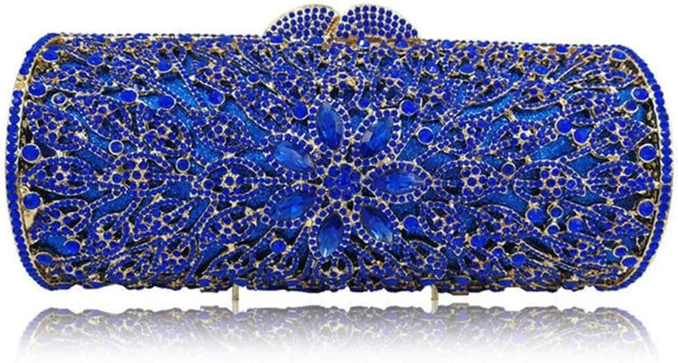 Women Crystal Clutch Hard Metal Clutches bag Wedding Evening Bags