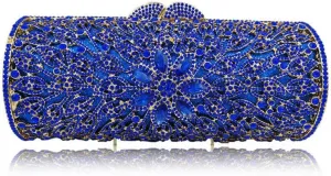 Women Crystal Clutch Hard Metal Clutches bag Wedding Evening Bags