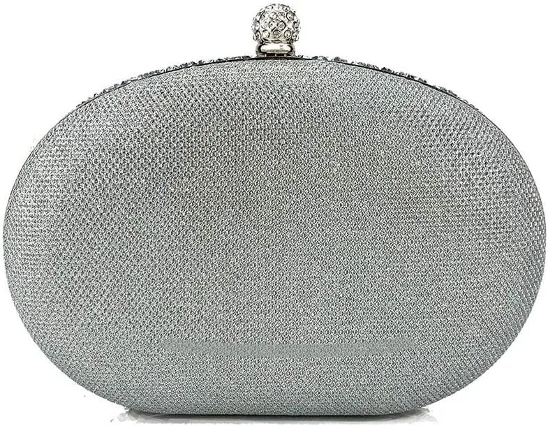Women Crystal Evening Bags Wedding Metal Clutches Party Cocktail Purse and Handbag