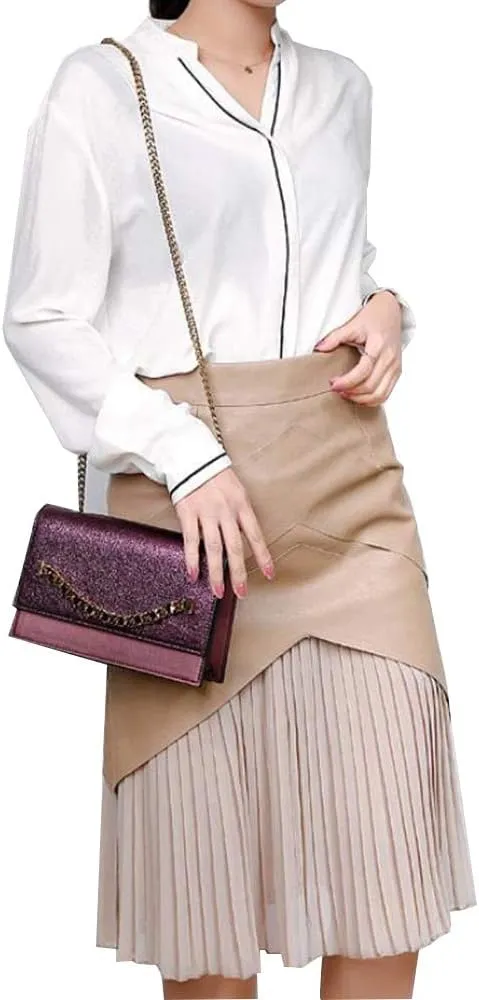 Women small Purses PU Leather Mini Evening Clutch shoulder handbag Crossbody Bag Wallet