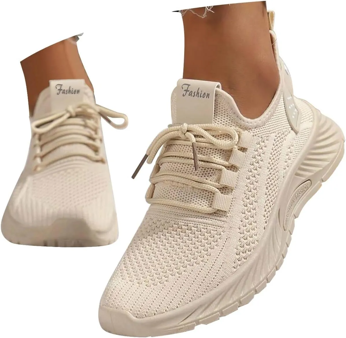 Womens Athletic Shoes Casual Lace Up Platform Sneakers for Women Breathable Walking Sneakers Fashion Running Shoes
