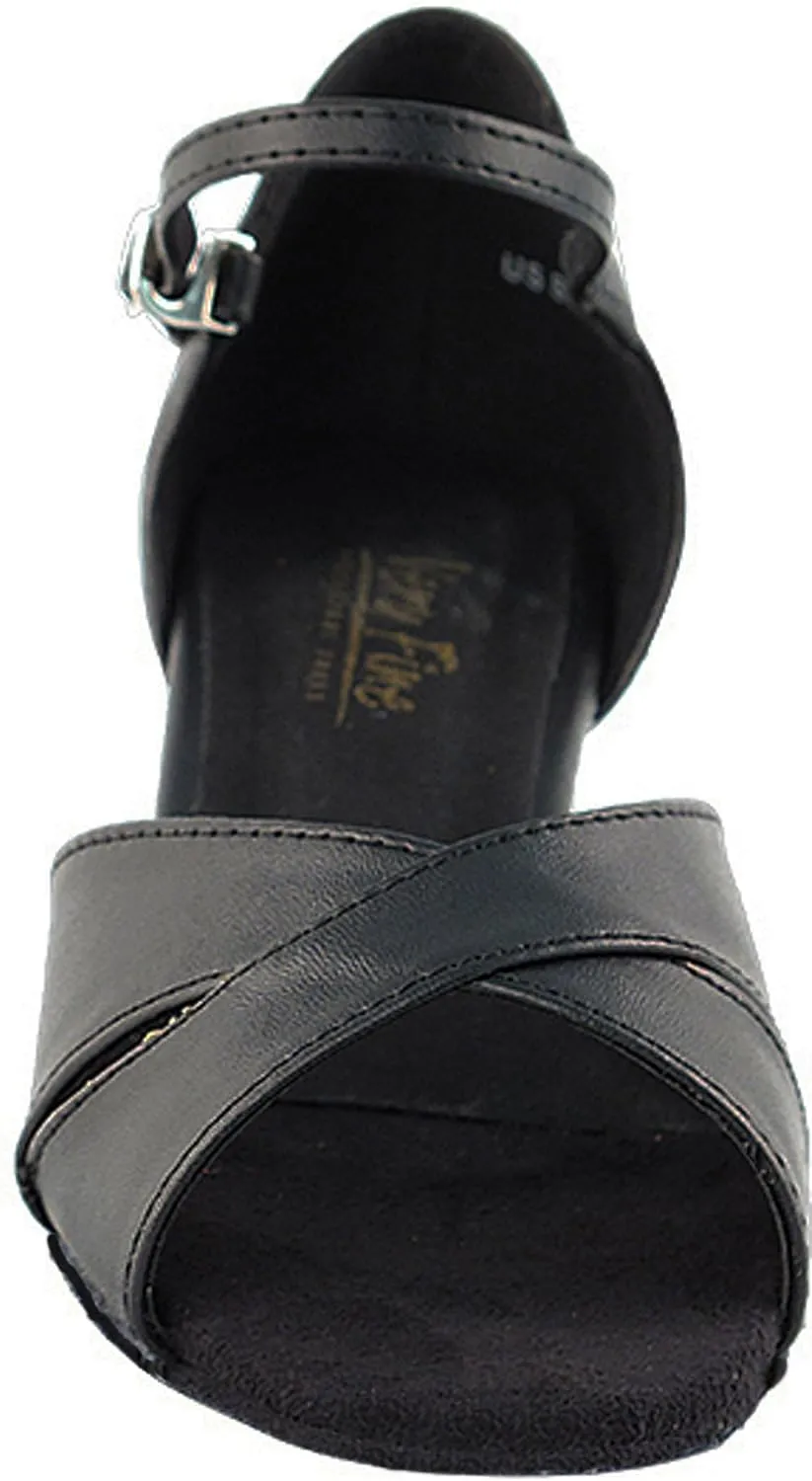 Women's Ballroom Dance Shoes Salsa Latin Practice Shoes 6029EB Comfortable-Very Fine 1.3" [Bundle of 5]