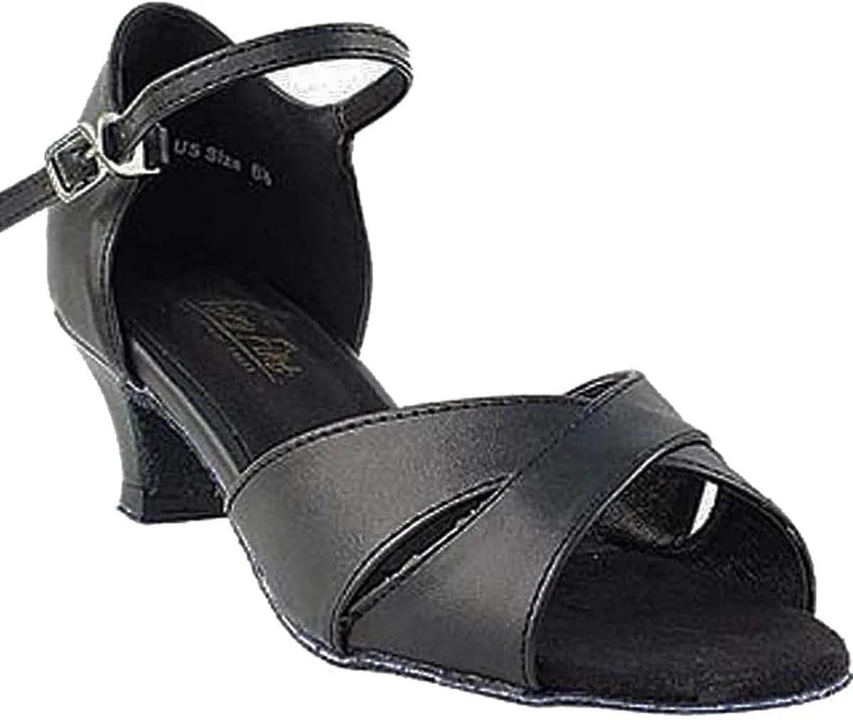 Women's Ballroom Dance Shoes Salsa Latin Practice Shoes 6029EB Comfortable-Very Fine 1.3" [Bundle of 5]