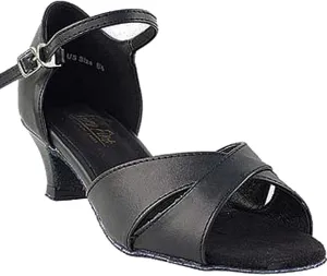 Women's Ballroom Dance Shoes Salsa Latin Practice Shoes 6029EB Comfortable-Very Fine 1.3" [Bundle of 5]