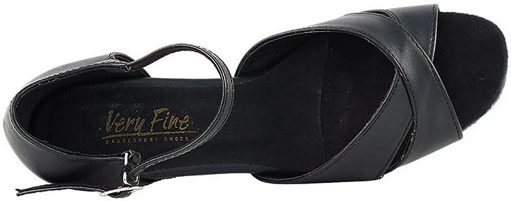 Women's Ballroom Dance Shoes Salsa Latin Practice Shoes 6029EB Comfortable-Very Fine 1.3" [Bundle of 5]
