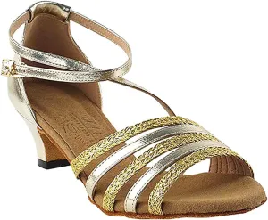 Women's Ballroom Dance Shoes Salsa Latin Practice Shoes S9278EB Comfortable-Very Fine 1.2" [Bundle of 5]