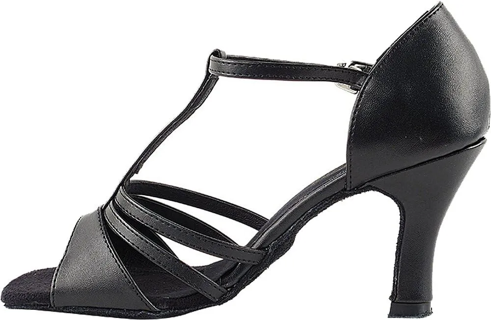 Women's Ballroom Dance Shoes Tango Wedding Salsa Shoes 1683EB Comfortable-Very Fine 2.5"[Bundle of 5]