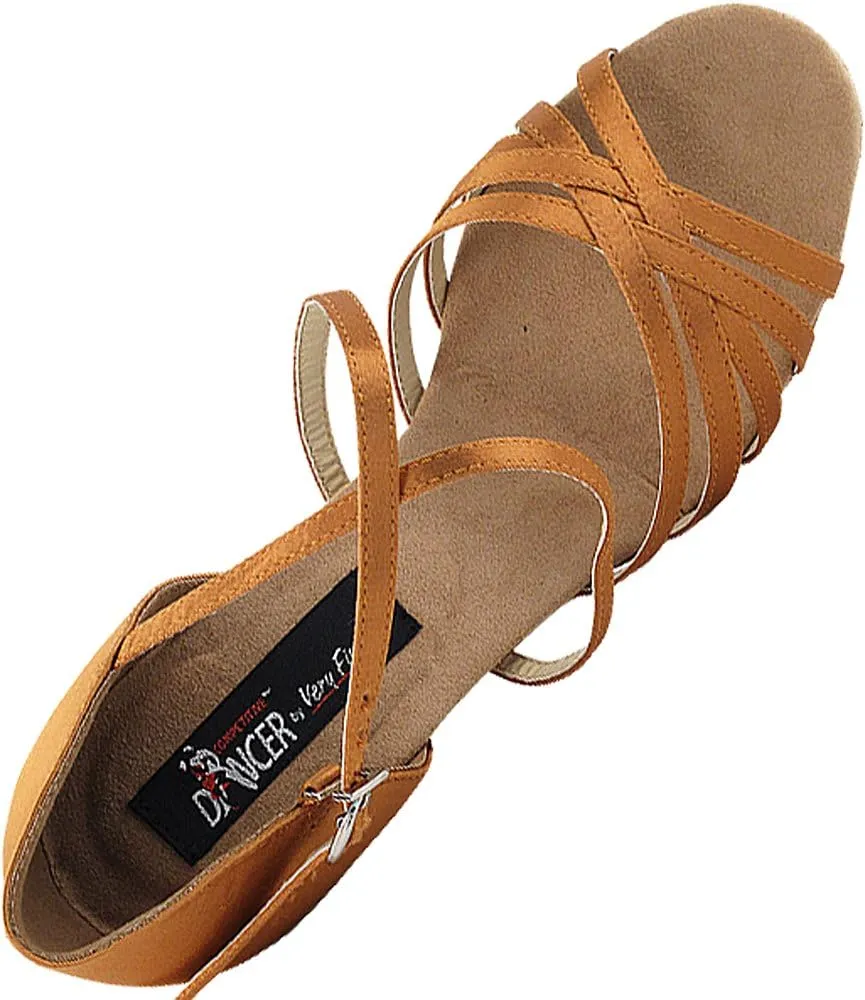 Women's Ballroom Dance Shoes Tango Wedding Salsa Shoes CD2001EB Comfortable-Very Fine 3" [Bundle of 5]