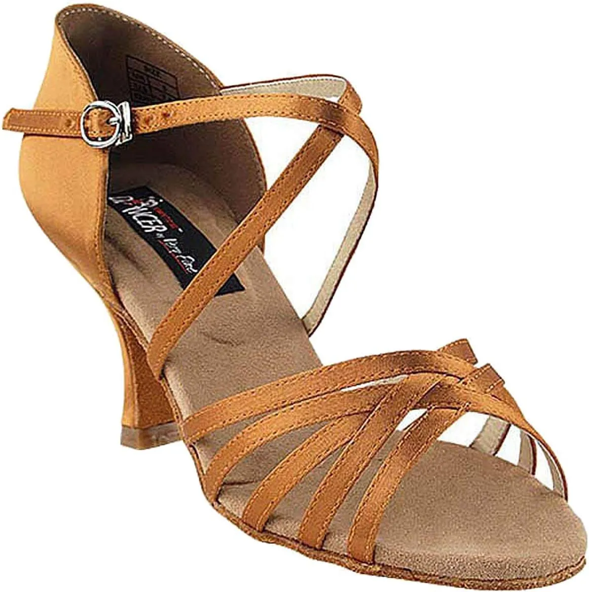 Women's Ballroom Dance Shoes Tango Wedding Salsa Shoes CD2001EB Comfortable-Very Fine 3" [Bundle of 5]