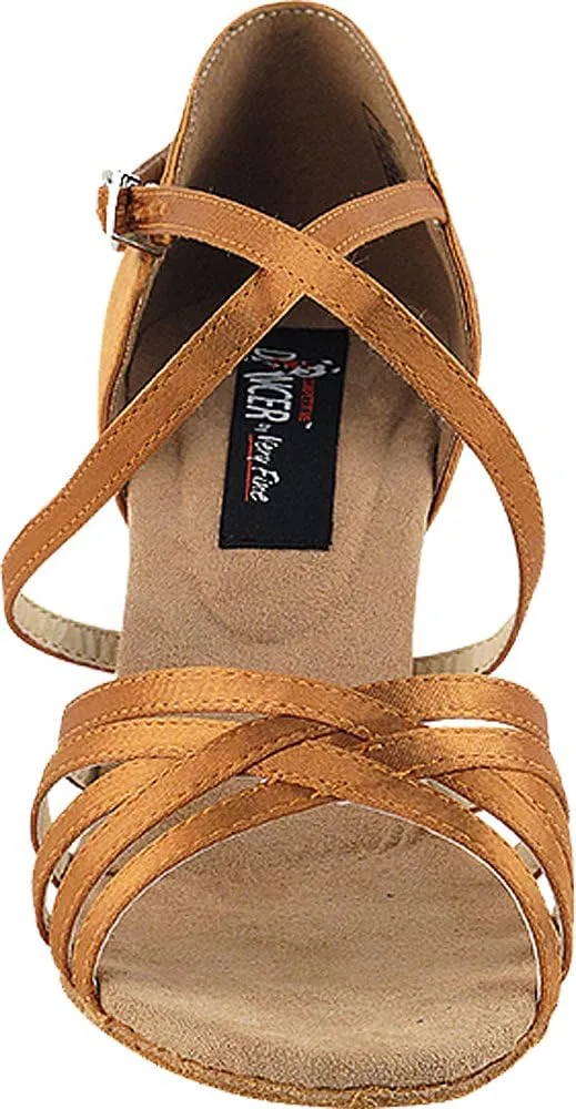 Women's Ballroom Dance Shoes Tango Wedding Salsa Shoes CD2001EB Comfortable-Very Fine 3" [Bundle of 5]