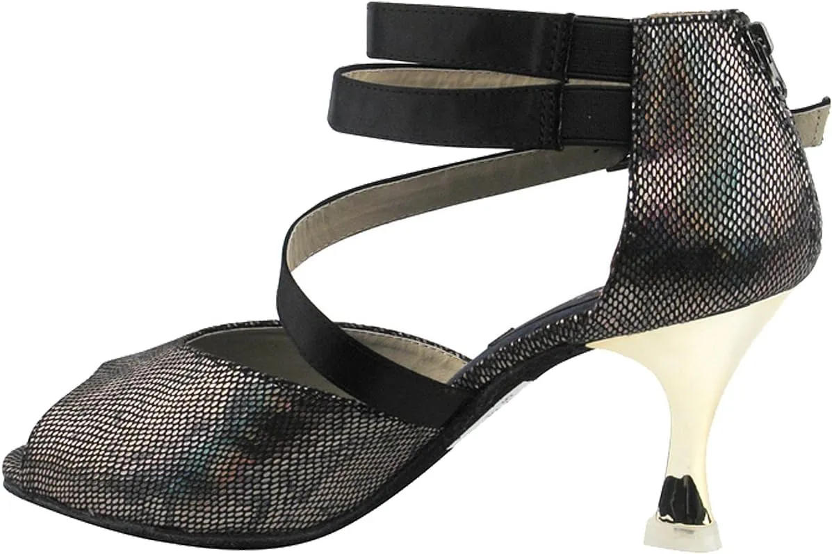 Women's Ballroom Dance Shoes Tango Wedding Salsa Shoes CD3008EB Comfortable-Very Fine 3" [Bundle of 5]