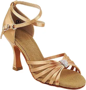 Women's Ballroom Dance Shoes Tango Wedding Salsa Shoes S92311EB Comfortable-Very Fine 2.5" [Bundle of 5]