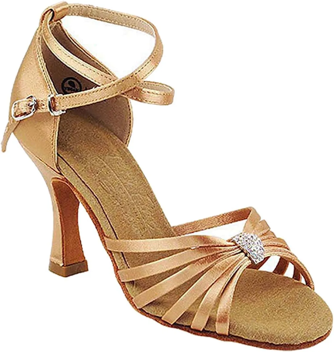 Women's Ballroom Dance Shoes Tango Wedding Salsa Shoes S92311EB Comfortable-Very Fine 2.5" [Bundle of 5]