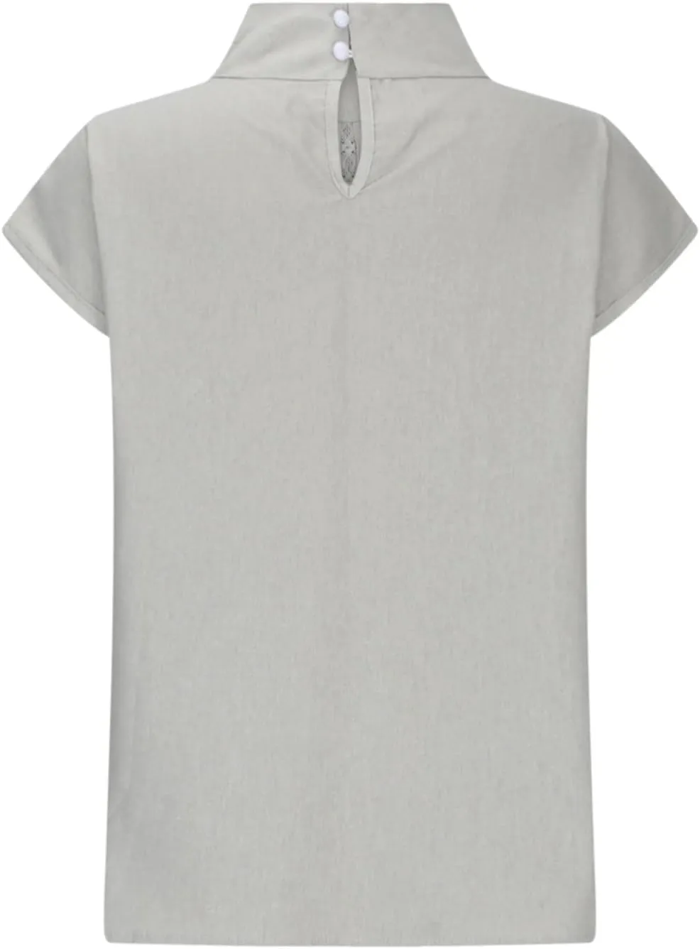 Womens Cotton Linen Tshirts Fashion Slim Fit High Neck Cap Sleeve Lace Shirt 2025 Summer Casual Sexy Blouse Tops