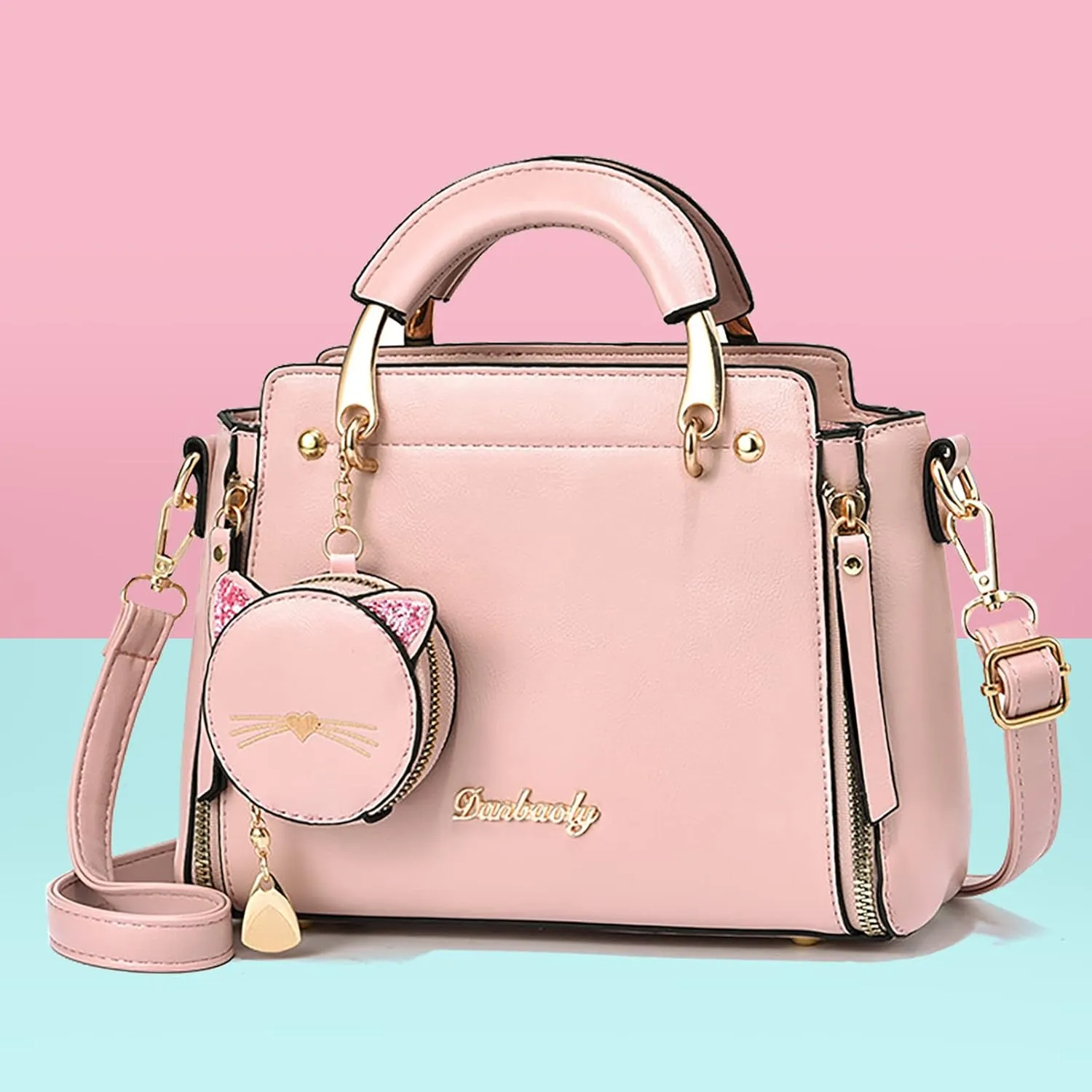 Women's Fashion Portable Shoulder Bag Messenger Bag Foldable Tote Bags