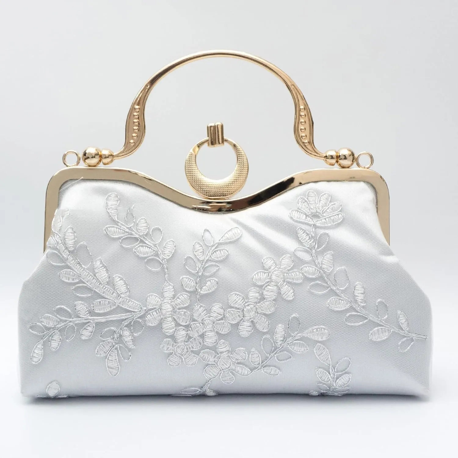 Women's Flower Evening Handbags Bride Bridesmaid Wedding Clutches Prom Cocktail Party Handbags