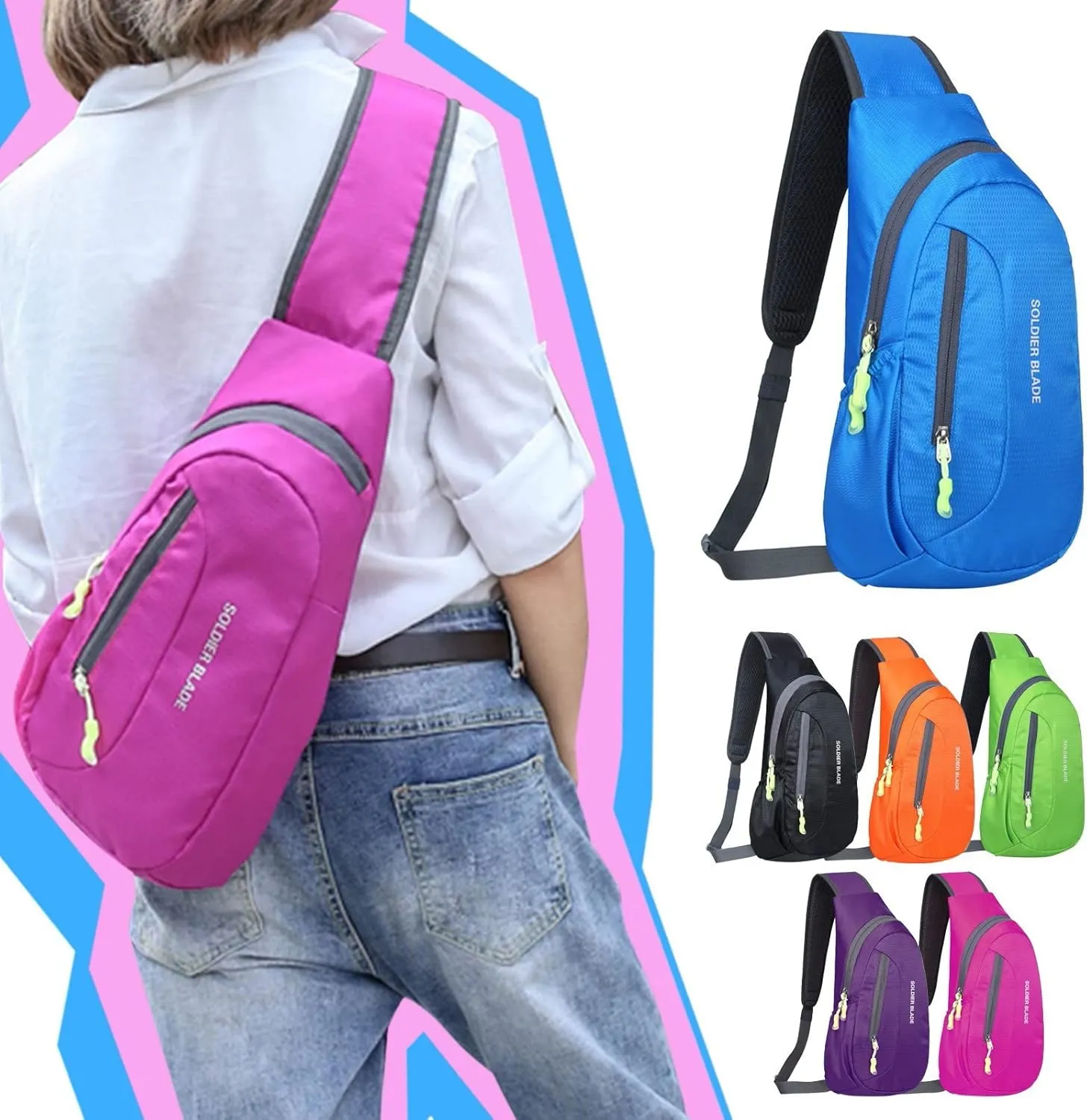 Women's Hiking Backpack Soft Leather Travel Purse Crossbody Wallet Purses with Card Slots Mens Work Backpack(A, A)
