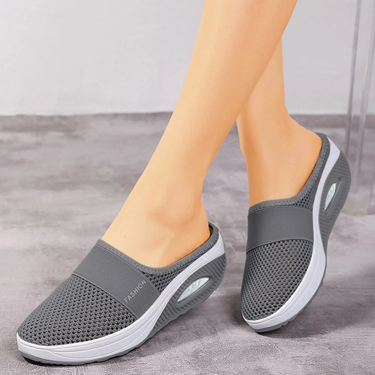Women's Orthopedic Hollow-Out Summer Sandals Breathable Walking Boat Shoes Beach Sandals Lightweight Slippers