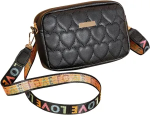 Womens Purses and Handbags Stadium Crossbody Messenger Bags for Concerts Sporting Events Lightweight Work Bag(Black)